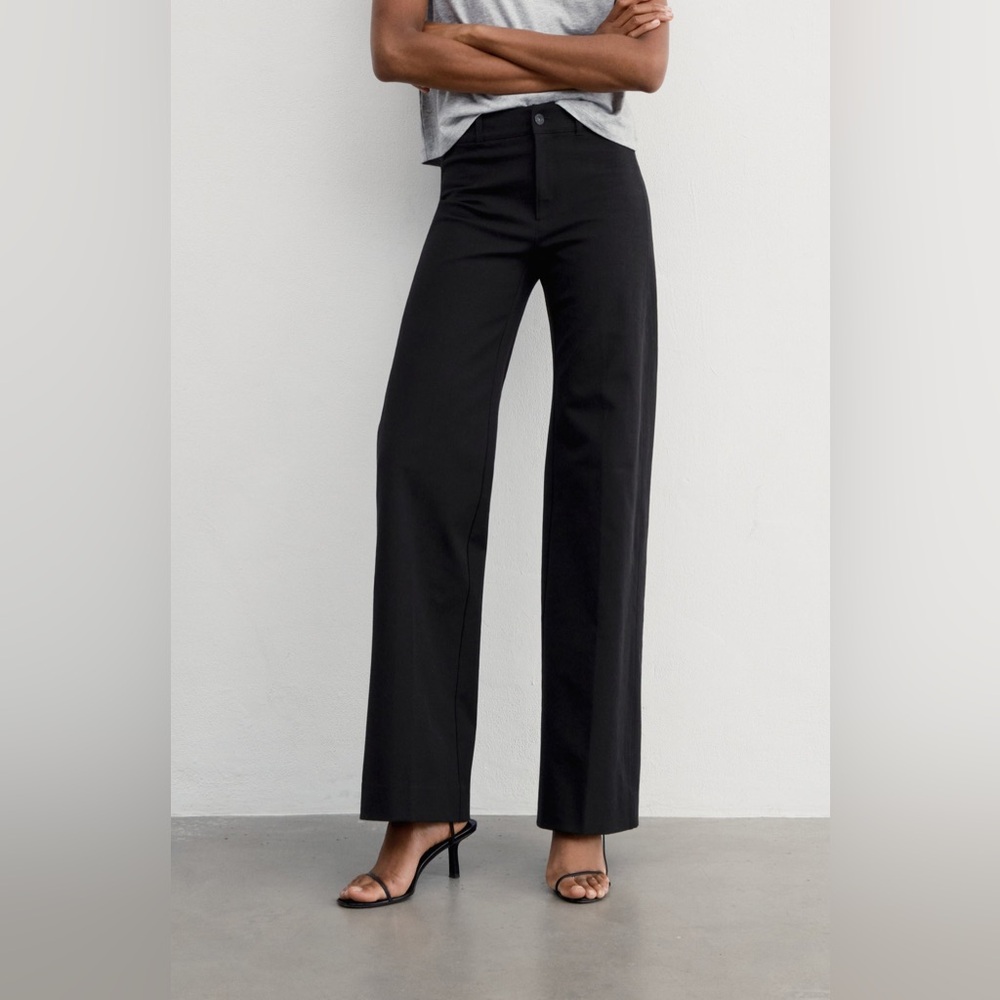 AYR The Stratus Stretch Wide Leg Jeans Size 33 in Black
